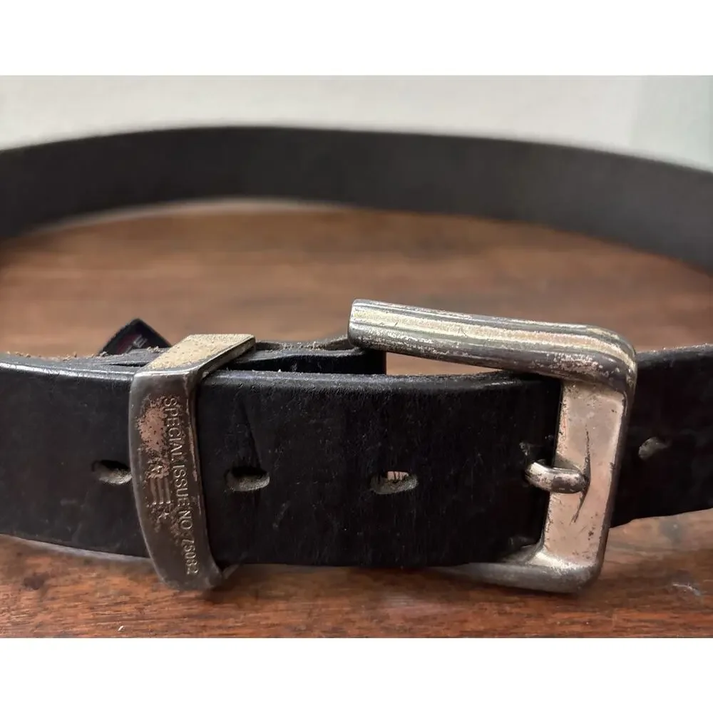 Roundtree & Yorke Special Issue No 75082 Black Leather Belt Size L/XL Jos A Bank